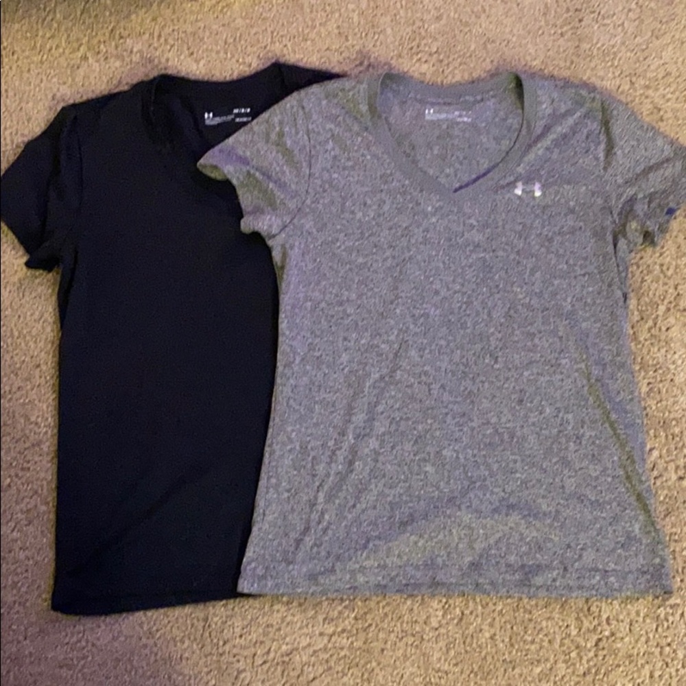2 Under Armour Dri-fit Shirts